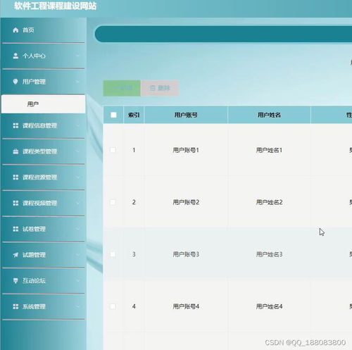 nodejs vue elementui精品課程建設網站79qc8